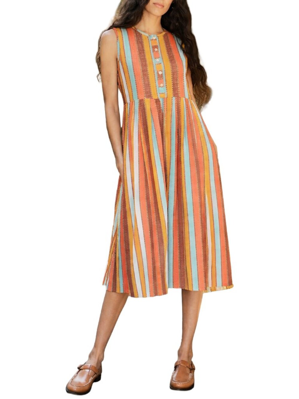 Ace & Jig Cliff Dress in Pinwheel